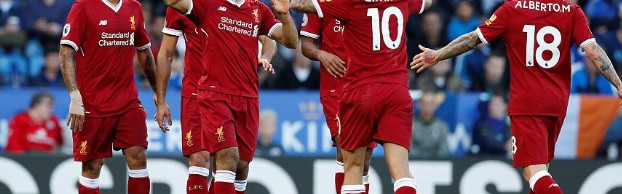  瓦尔迪传射建功莱斯特城爆冷击败利物浦制造冷门