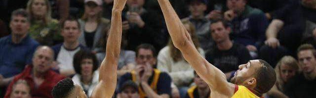  戈贝尔18+21，森林狼防守制胜爵士  